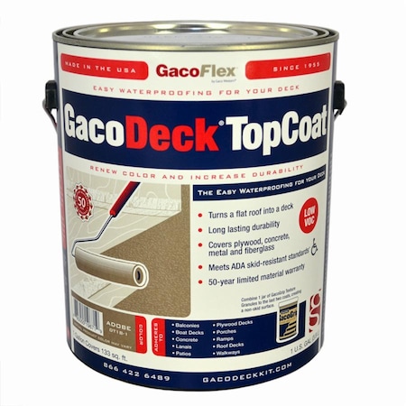 Gaco 1 Gal Adobe GacoDeck Water-Based Elastomeric Top Coat DT18
